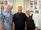 BS&T Trumpet with Arturo Sandoval before a show
