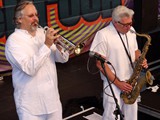 Chic Horns onstage in Australia