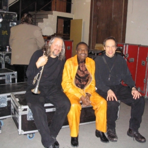Real Live Horns Backstage backstage with Billy Preston
