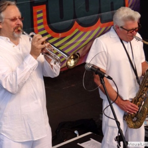 Chic Horns onstage in Australia